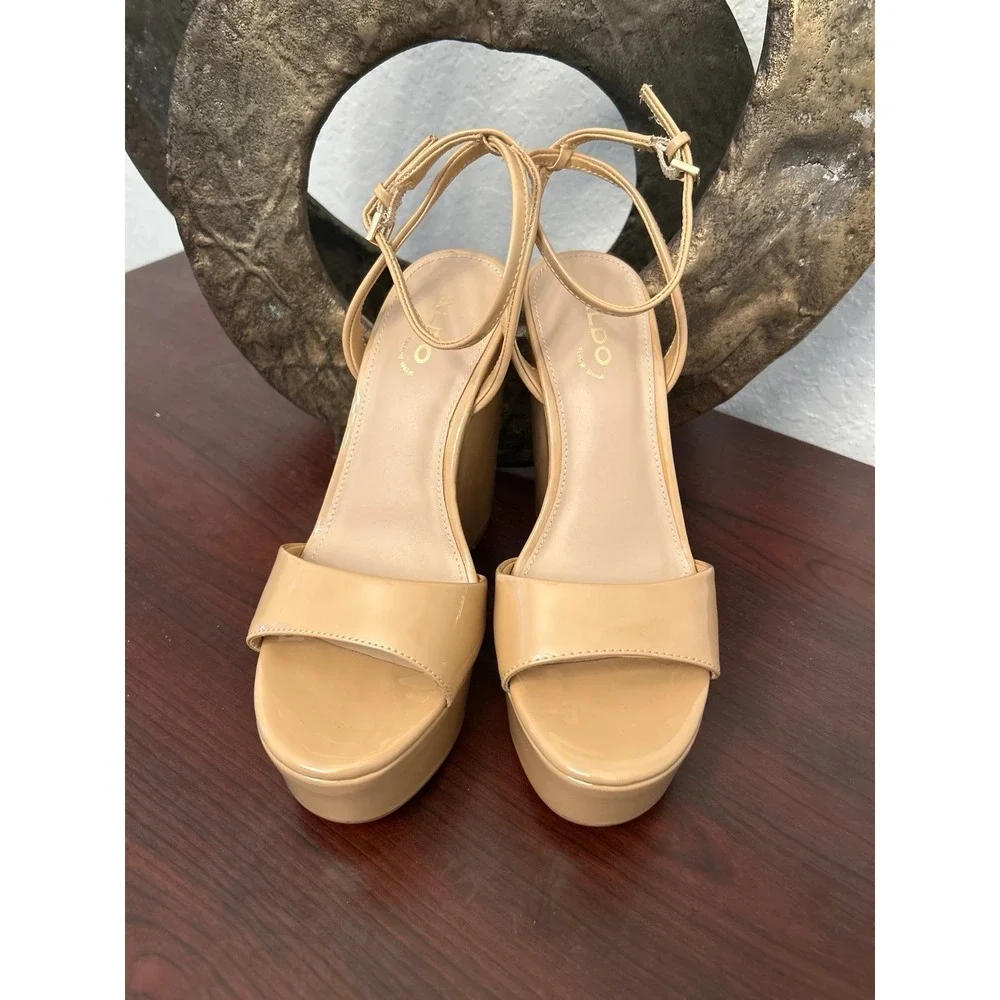 Aldo beige patent